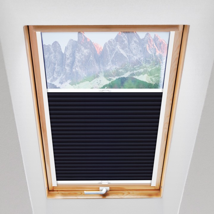 Plisa dachowa Metallic Przyciemniająca Grafitowa M04