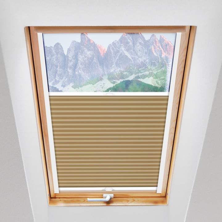 Plisa dachowa Metallic Przyciemniająca Beżowa M7354