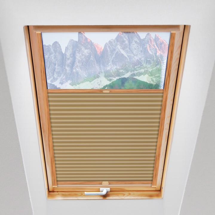 Plisa dachowa Metallic Przyciemniająca Beżowa M7354