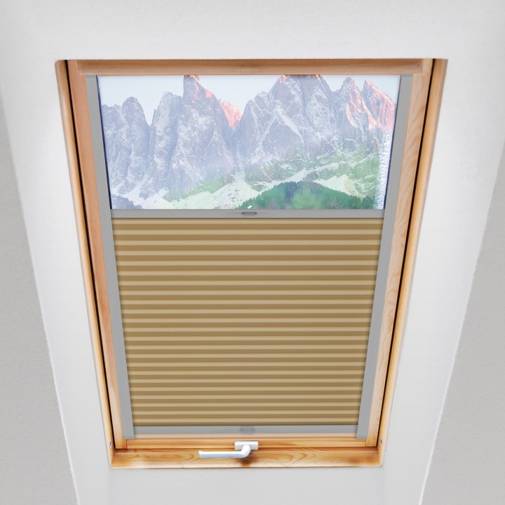 Plisa dachowa Metallic Przyciemniająca Beżowa M7354