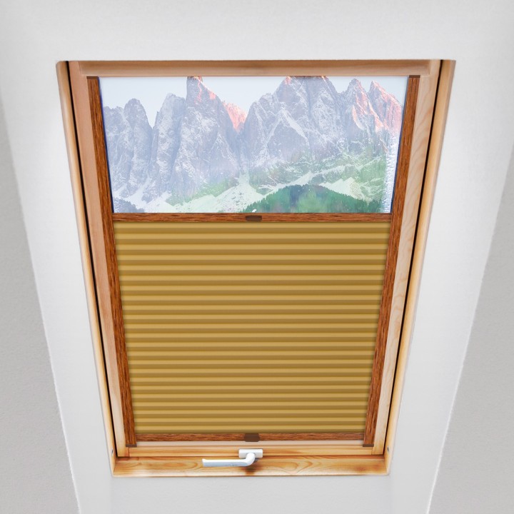 Plisa dachowa Metallic Przyciemniająca Złota 302