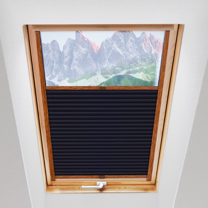 Plisa dachowa Metallic Przyciemniająca Grafitowa M04