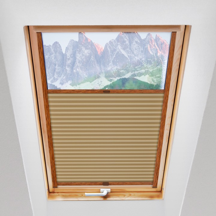 Plisa dachowa Metallic Przyciemniająca Beżowa M7354