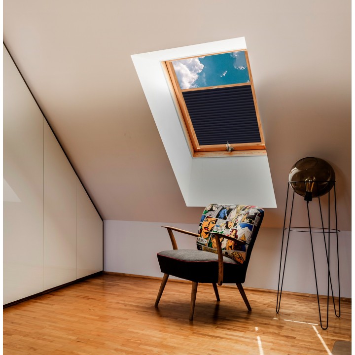 Plisa dachowa Metallic Przyciemniająca Grafitowa M04