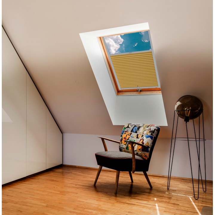 Plisa dachowa Metallic Przyciemniająca Złota 302