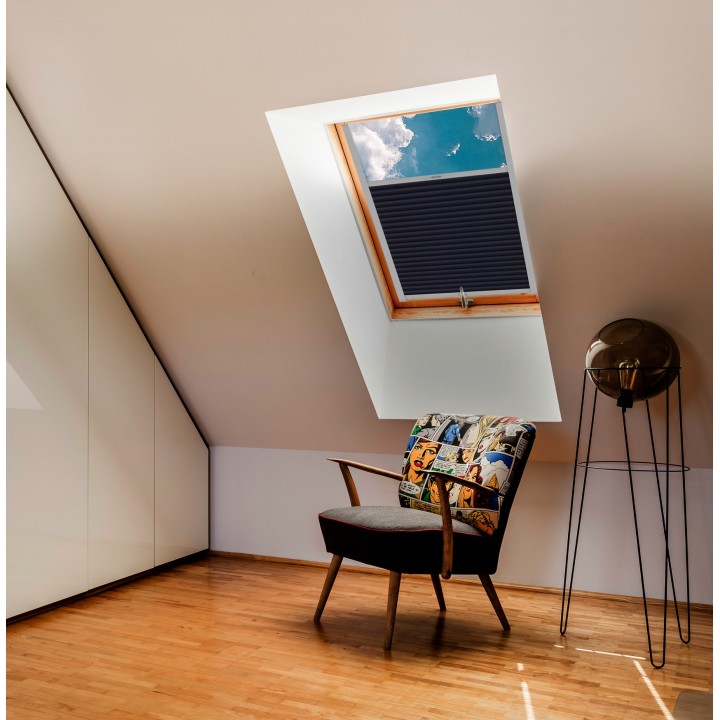 Plisa dachowa Metallic Przyciemniająca Grafitowa M04