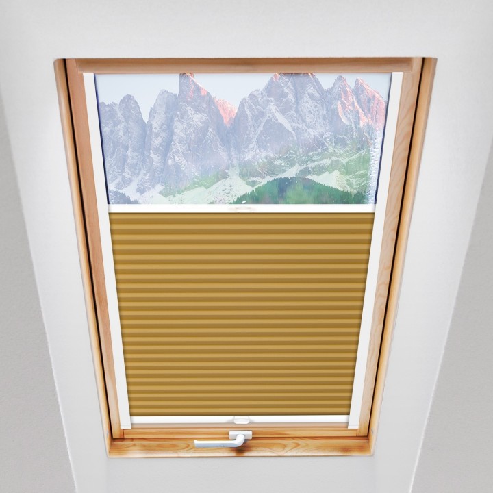 Plisa dachowa Metallic Przyciemniająca Złota 302