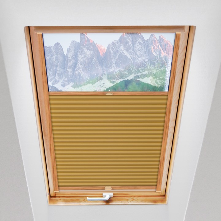 Plisa dachowa Metallic Przyciemniająca Złota 302