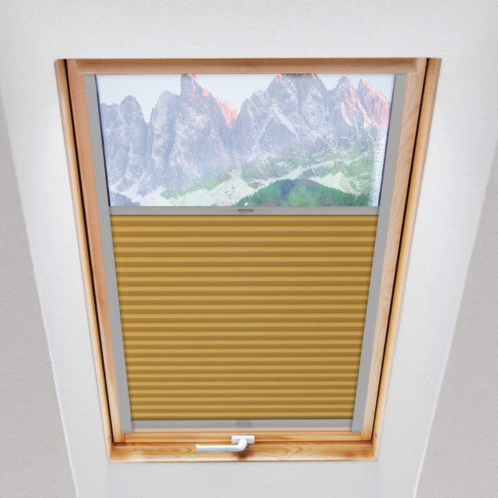 Plisa dachowa Metallic Przyciemniająca Złota 302