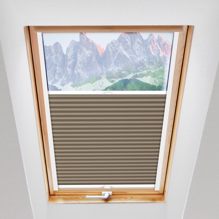 Plisa dachowa Soft Zaciemniająca Soft Beżowa 6083