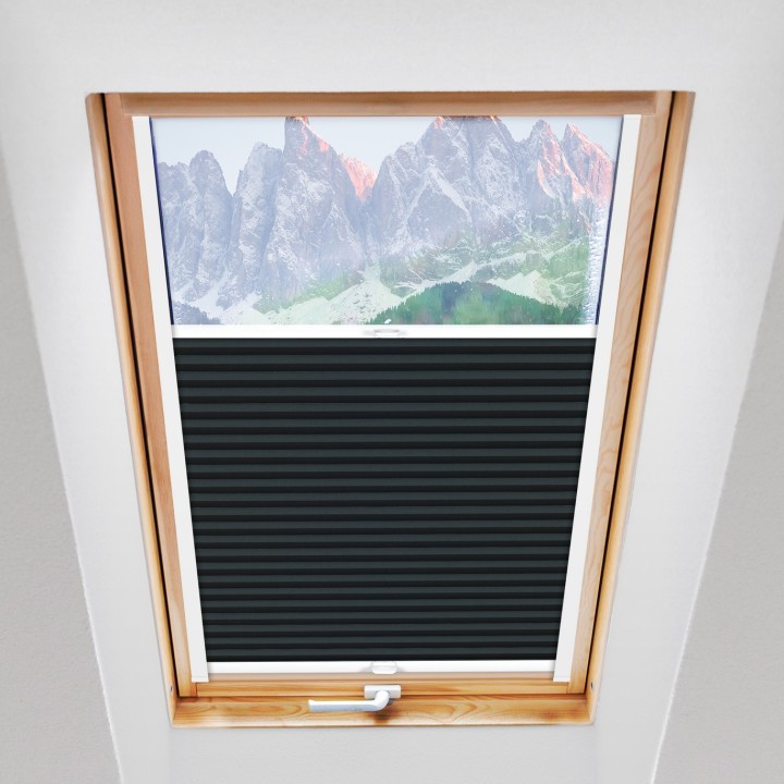 Plisa dachowa Soft Zaciemniająca Soft Grafit 6085