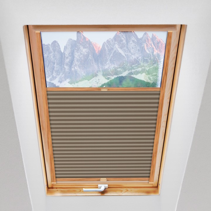 Plisa dachowa Soft Zaciemniająca Soft Beżowa 6083