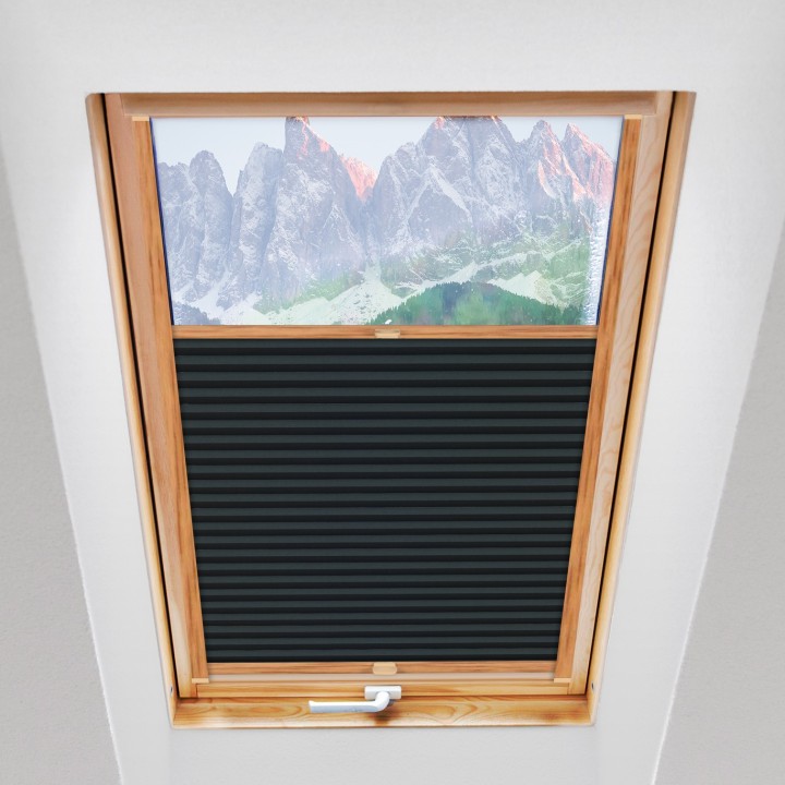 Plisa dachowa Soft Zaciemniająca Soft Grafit 6085