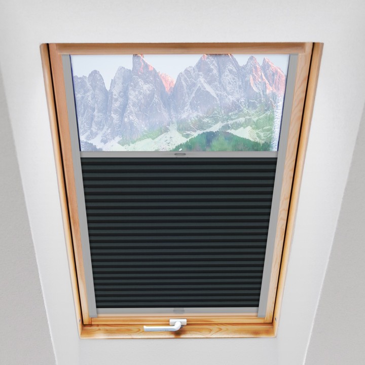 Plisa dachowa Soft Zaciemniająca Soft Grafit 6085