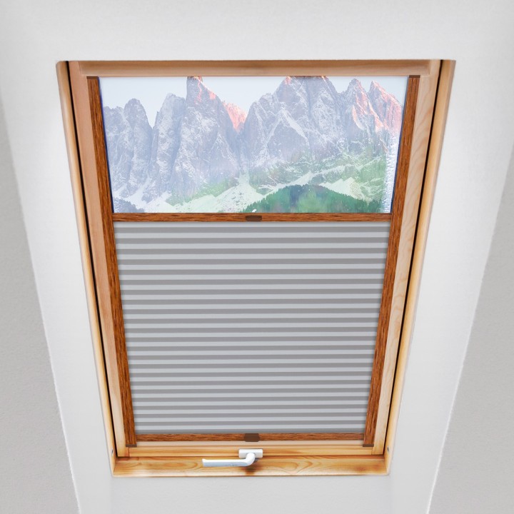 Plisa dachowa Soft Zaciemniająca Soft Biała 6081