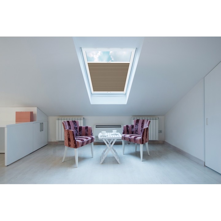 Plisa dachowa Soft Zaciemniająca Soft Beżowa 6083