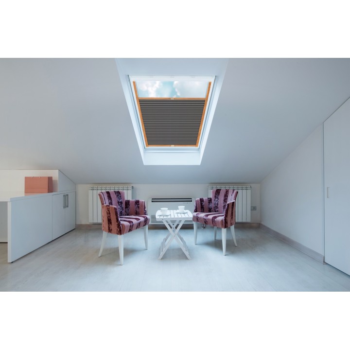 Plisa dachowa Soft Zaciemniająca Soft Szara 6084