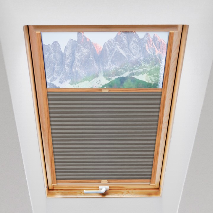 Plisa dachowa Fair Reflex Przyciemniająca Szara 2370