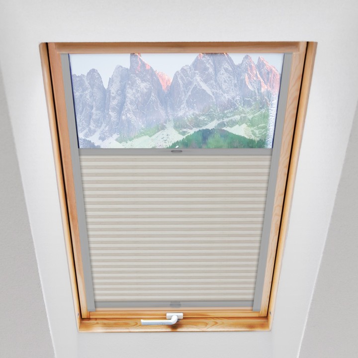 Plisa dachowa Fair Reflex Przyciemniająca Ecru 03