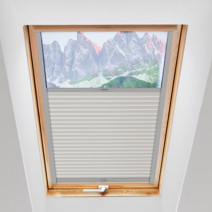 Plisa dachowa Fair Reflex Przyciemniająca Biała 1006