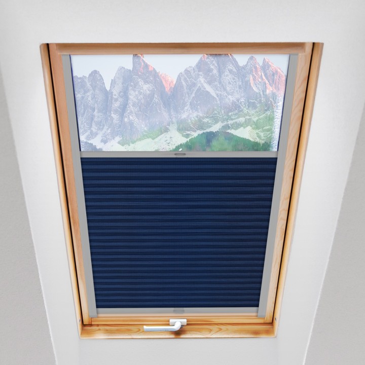 Plisa dachowa Fair Reflex Przyciemniająca Granatowa 5176