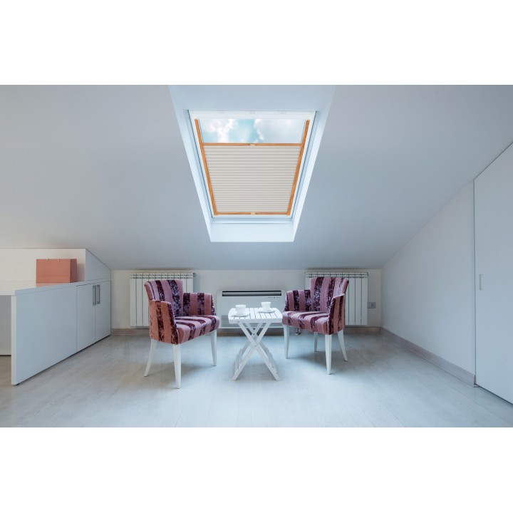 Plisa dachowa Fair Reflex Przyciemniająca Biała 1006