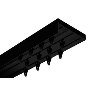 Szyna PCV trzytorowa
