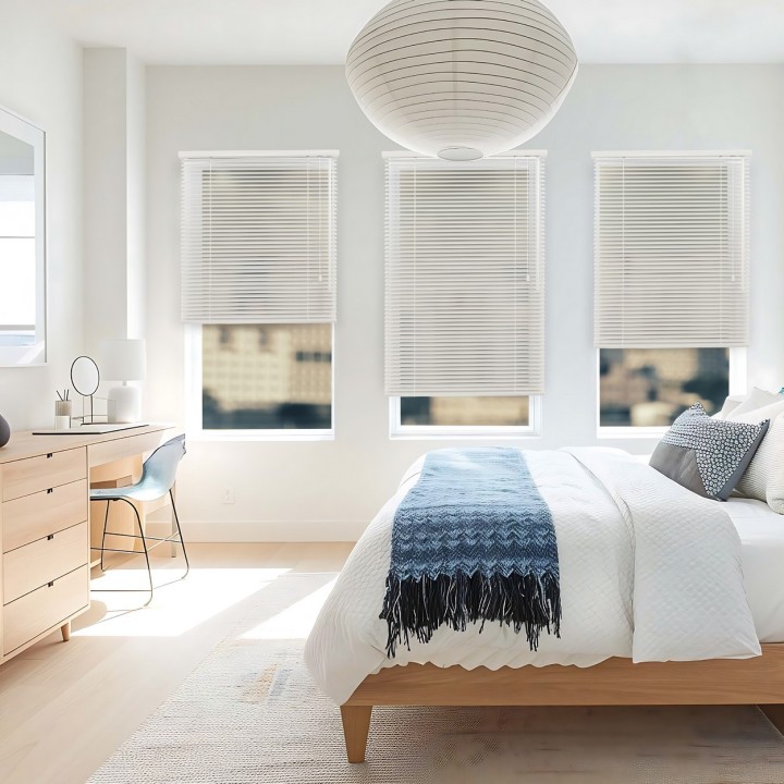 Żaluzja drewniana 25mm biały