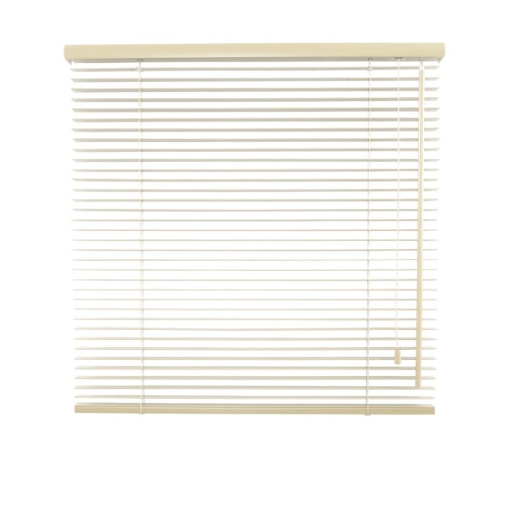 Żaluzja drewniana 25mm ecru