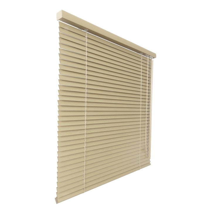 Żaluzja drewniana 25mm jasny beż