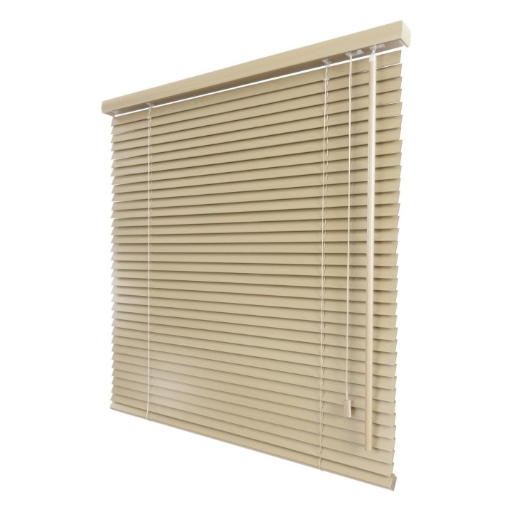 Żaluzja drewniana 25mm jasny beż