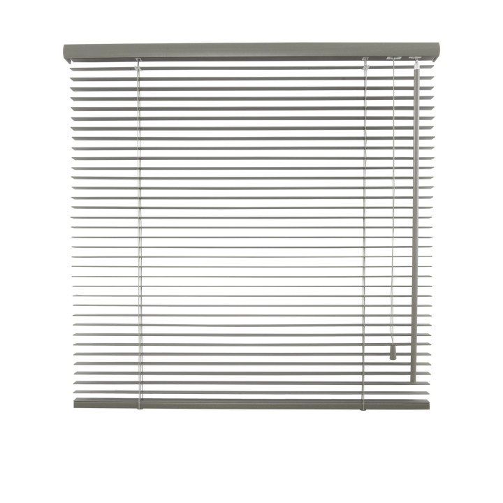 Żaluzja drewniana 25mm ciemny szary