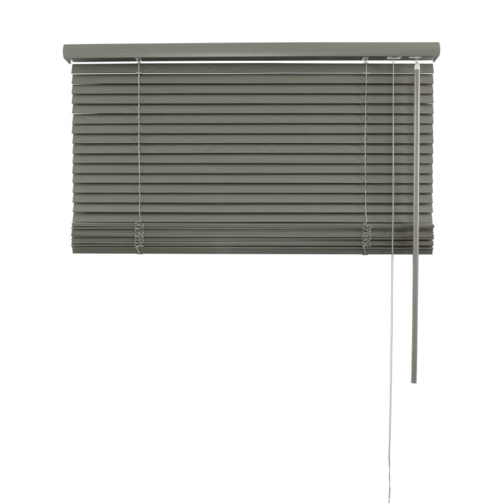 Żaluzja drewniana 25mm ciemny szary