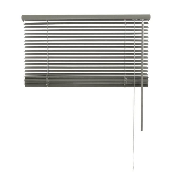 Żaluzja drewniana 25mm ciemny szary