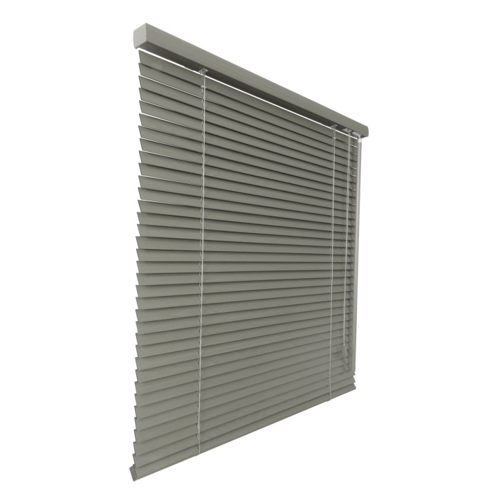 Żaluzja drewniana 25mm ciemny szary