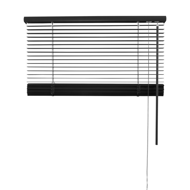 Żaluzja drewniana 25mm grafitowy