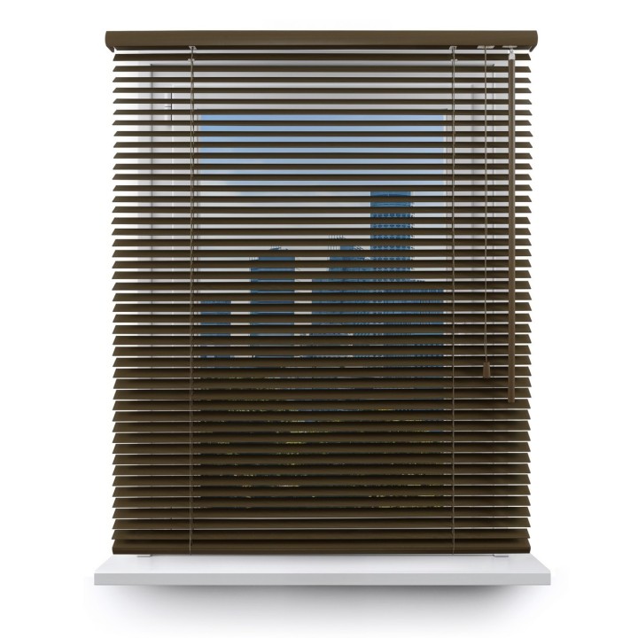 Żaluzja drewniana 25mm orzech