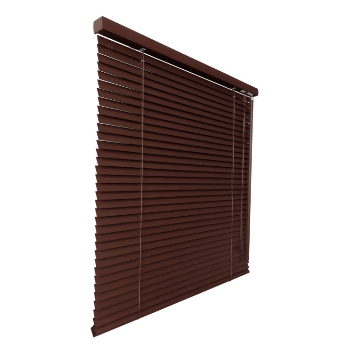 Żaluzja drewniana 25mm machoń