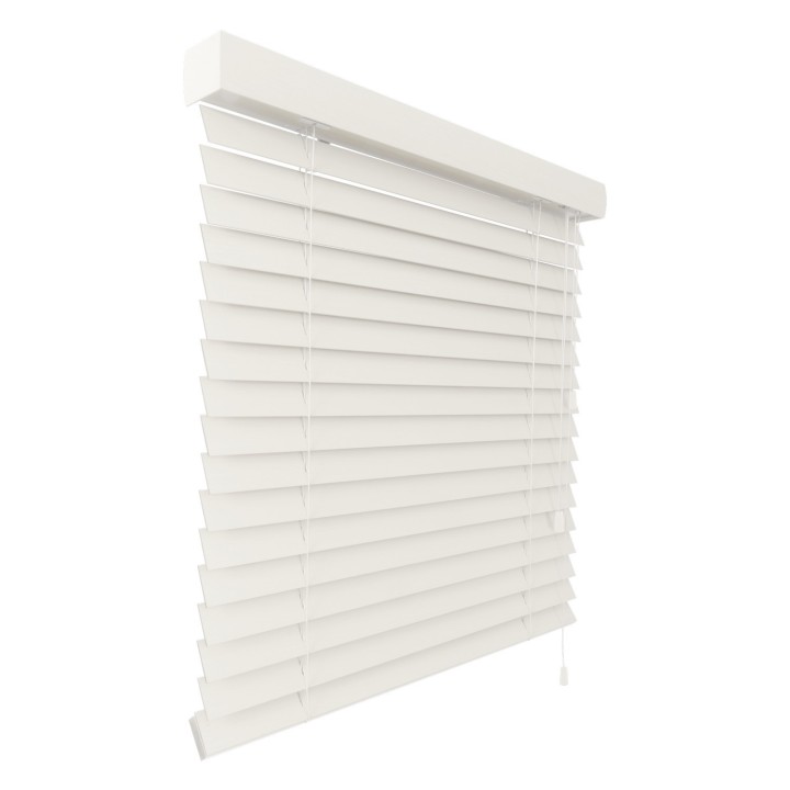 Żaluzja drewniana 50mm biały