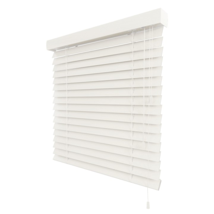 Żaluzja drewniana 50mm biały