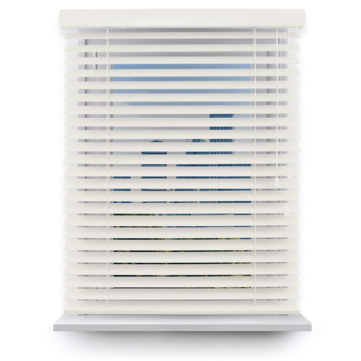 Żaluzja drewniana 50mm biały