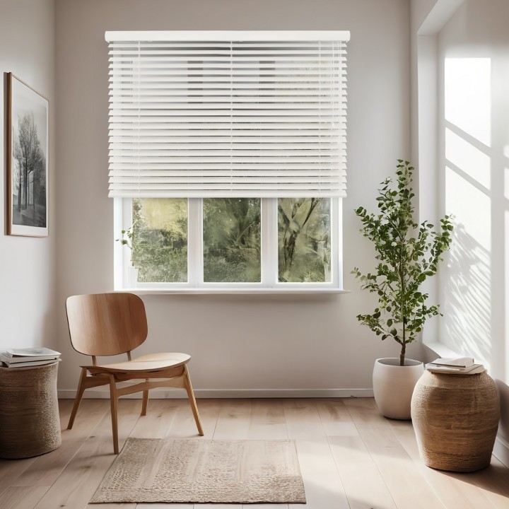 Żaluzja drewniana 50mm biały