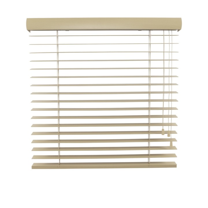 Żaluzja drewniana 50mm jasny beż