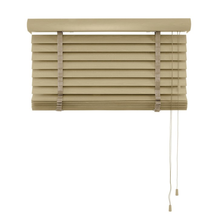 Żaluzja drewniana 50mm jasny beż