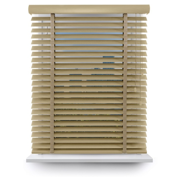 Żaluzja drewniana 50mm jasny beż
