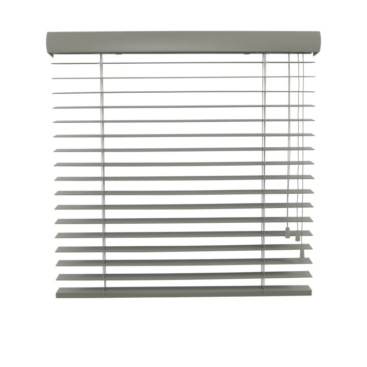 Żaluzja drewniana 50mm ciemy szary