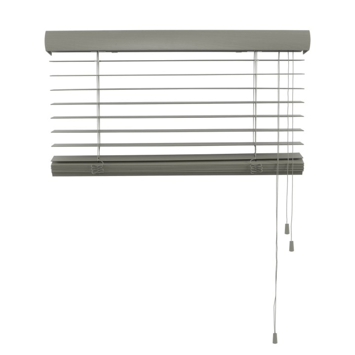 Żaluzja drewniana 50mm ciemy szary