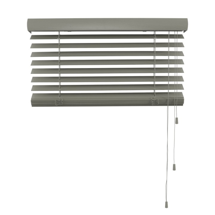 Żaluzja drewniana 50mm ciemy szary