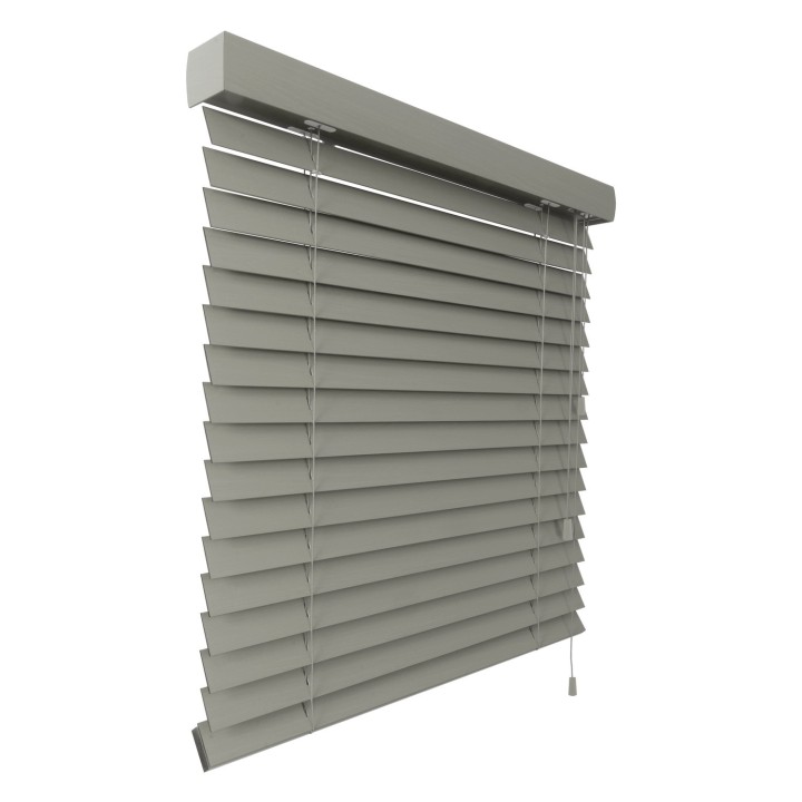 Żaluzja drewniana 50mm ciemy szary