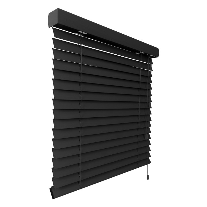 Żaluzja drewniana 50mm grafitowy